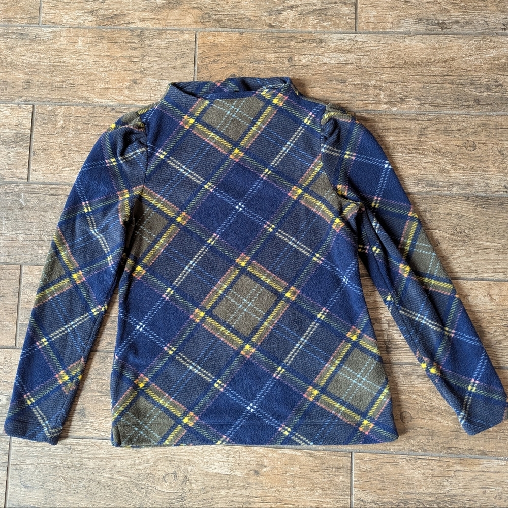 Talbots Fleece Funnel Neck Pullover